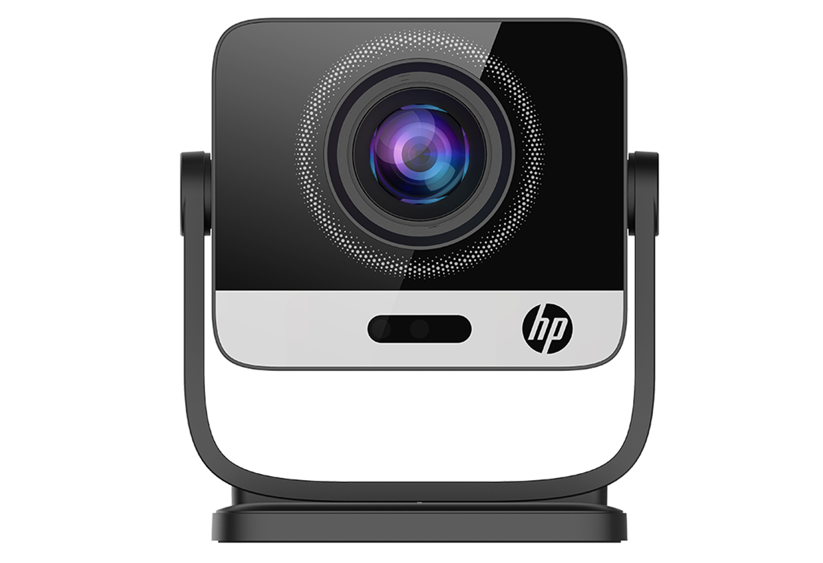 Απεικονίζεται ο προβολέας σε τραπέζι.